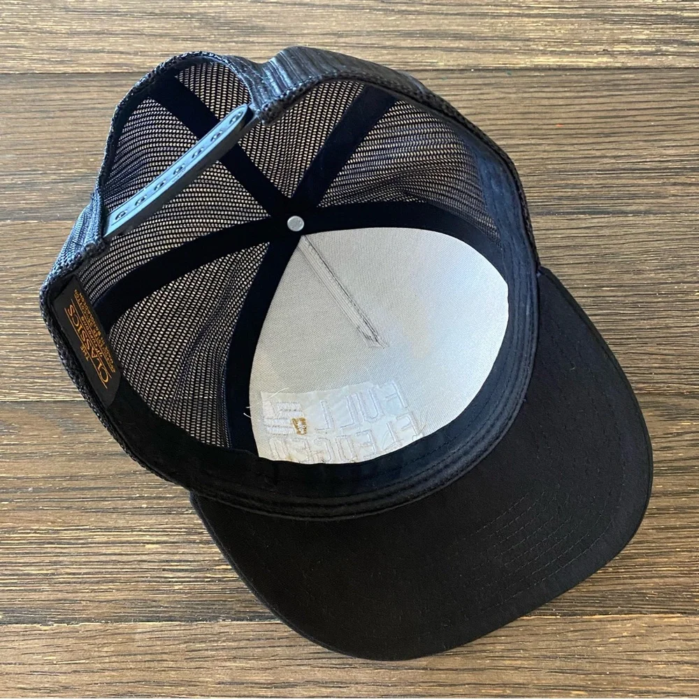 Full Fledged Brewing Co Trucker Hat Snap Back Black NEW Iowa Craft Brewery Beer